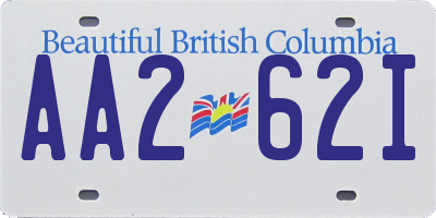 BC license plate AA262I