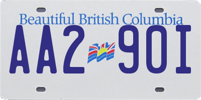 BC license plate AA290I