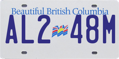 BC license plate AL248M