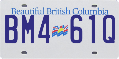 BC license plate BM461Q