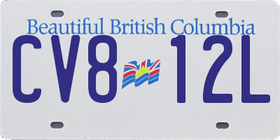 BC license plate CV812L