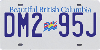 BC license plate DM295J