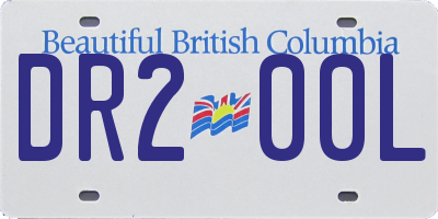 BC license plate DR200L