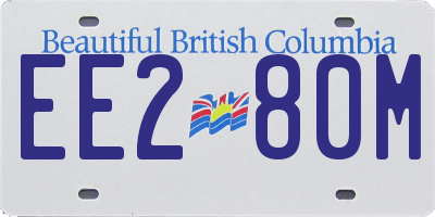 BC license plate EE280M