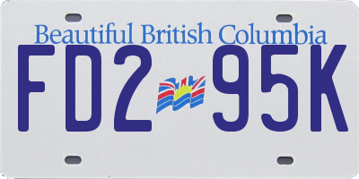 BC license plate FD295K