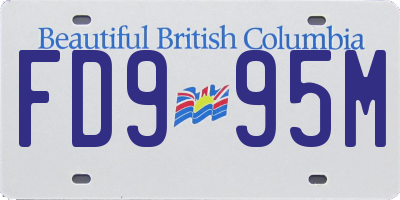 BC license plate FD995M