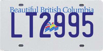 BC license plate LT2995