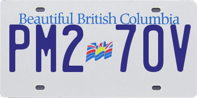 BC license plate PM270V