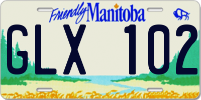 MB license plate GLX102