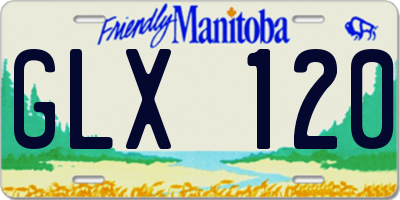 MB license plate GLX120
