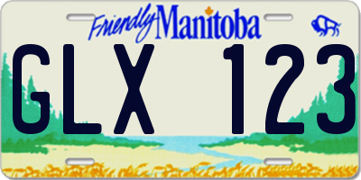 MB license plate GLX123