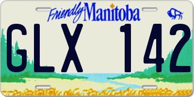 MB license plate GLX142