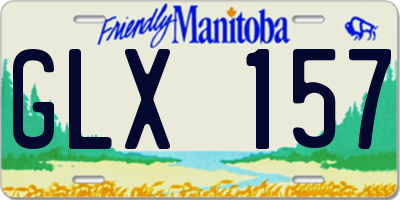 MB license plate GLX157