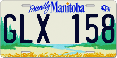 MB license plate GLX158