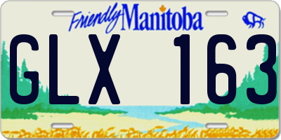 MB license plate GLX163