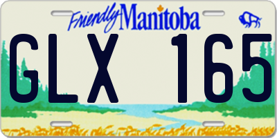 MB license plate GLX165