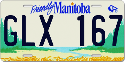 MB license plate GLX167