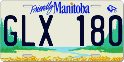 MB license plate GLX180