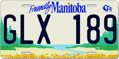 MB license plate GLX189