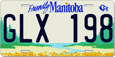 MB license plate GLX198