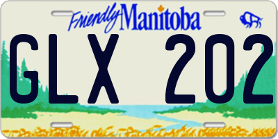 MB license plate GLX202