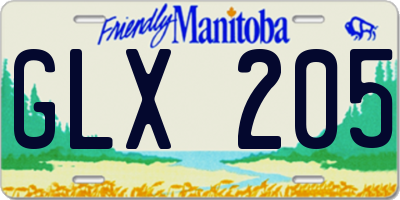 MB license plate GLX205