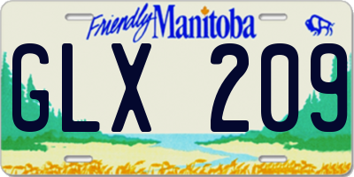 MB license plate GLX209