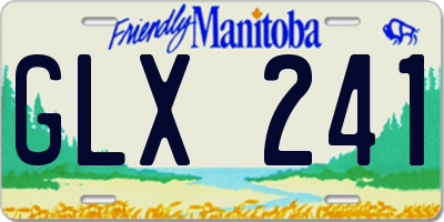 MB license plate GLX241