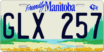 MB license plate GLX257