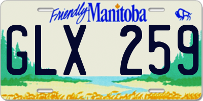 MB license plate GLX259