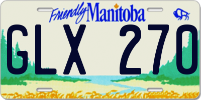 MB license plate GLX270