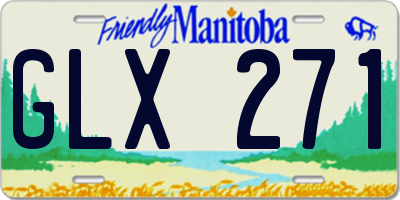MB license plate GLX271