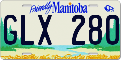MB license plate GLX280