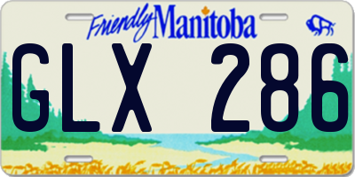 MB license plate GLX286