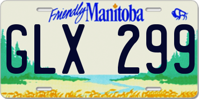 MB license plate GLX299
