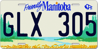 MB license plate GLX305