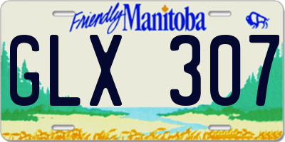 MB license plate GLX307