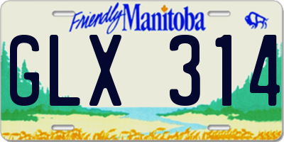 MB license plate GLX314