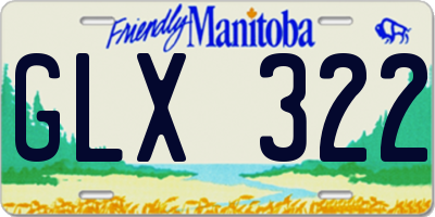 MB license plate GLX322