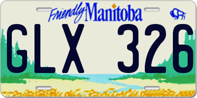 MB license plate GLX326