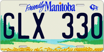 MB license plate GLX330