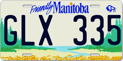 MB license plate GLX335