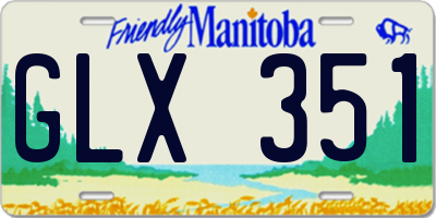 MB license plate GLX351