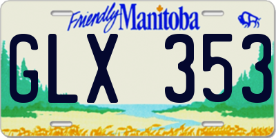 MB license plate GLX353