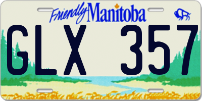 MB license plate GLX357