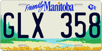 MB license plate GLX358