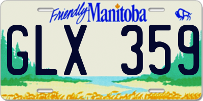 MB license plate GLX359