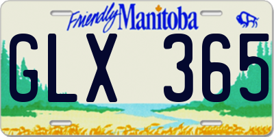 MB license plate GLX365