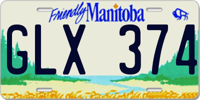 MB license plate GLX374