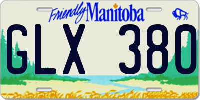 MB license plate GLX380